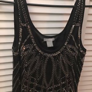 Elegant Party Sheath with beautiful Hand Sewn Beading